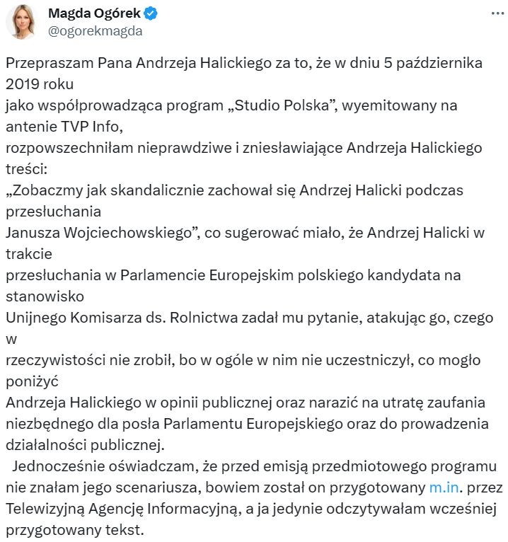 jarozbaf2022's tweet photo. Madzia bardzo chce by jej przeprosiny zrobiły zasięgi...bardzo proszę 😂 https://t.co/zbQepWONti