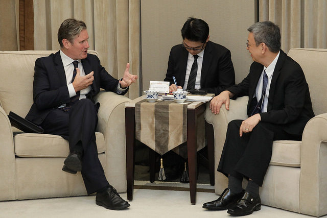 New British PM Keir Starmer has visited Taiwan twice in 2016 &amp; 2018. The topic he raised in Taiwan was the death penalty, not Taiwan-China relations. Anyway, it’s very rare that the UK PM has an experience of Taiwan.
Photo credit: ROC Presidential Office, Oct 1, 2018