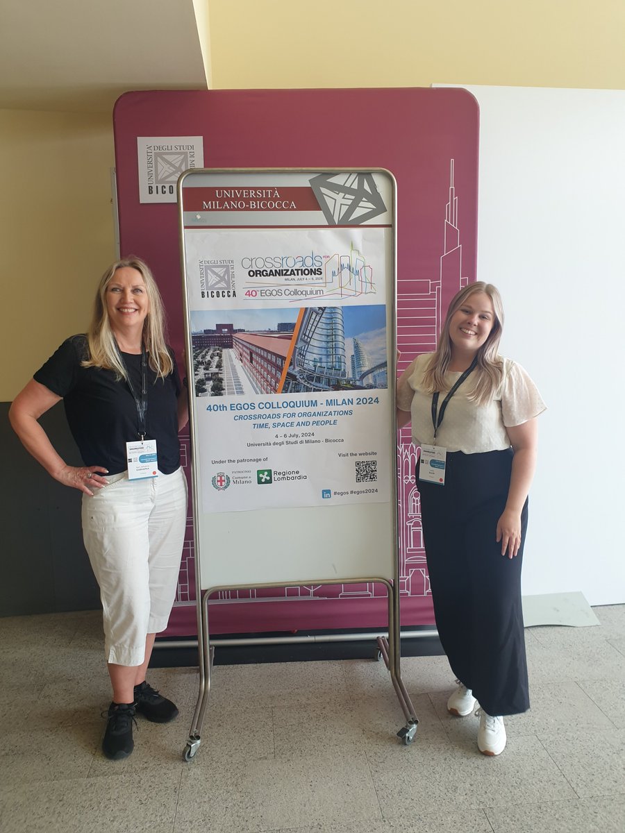 Insightful reseach &amp; discussions in the 40th EGOS2024 in Milan within ST: Trust and Crises in a New Era of Turbulence &amp; wonderful colleagues.