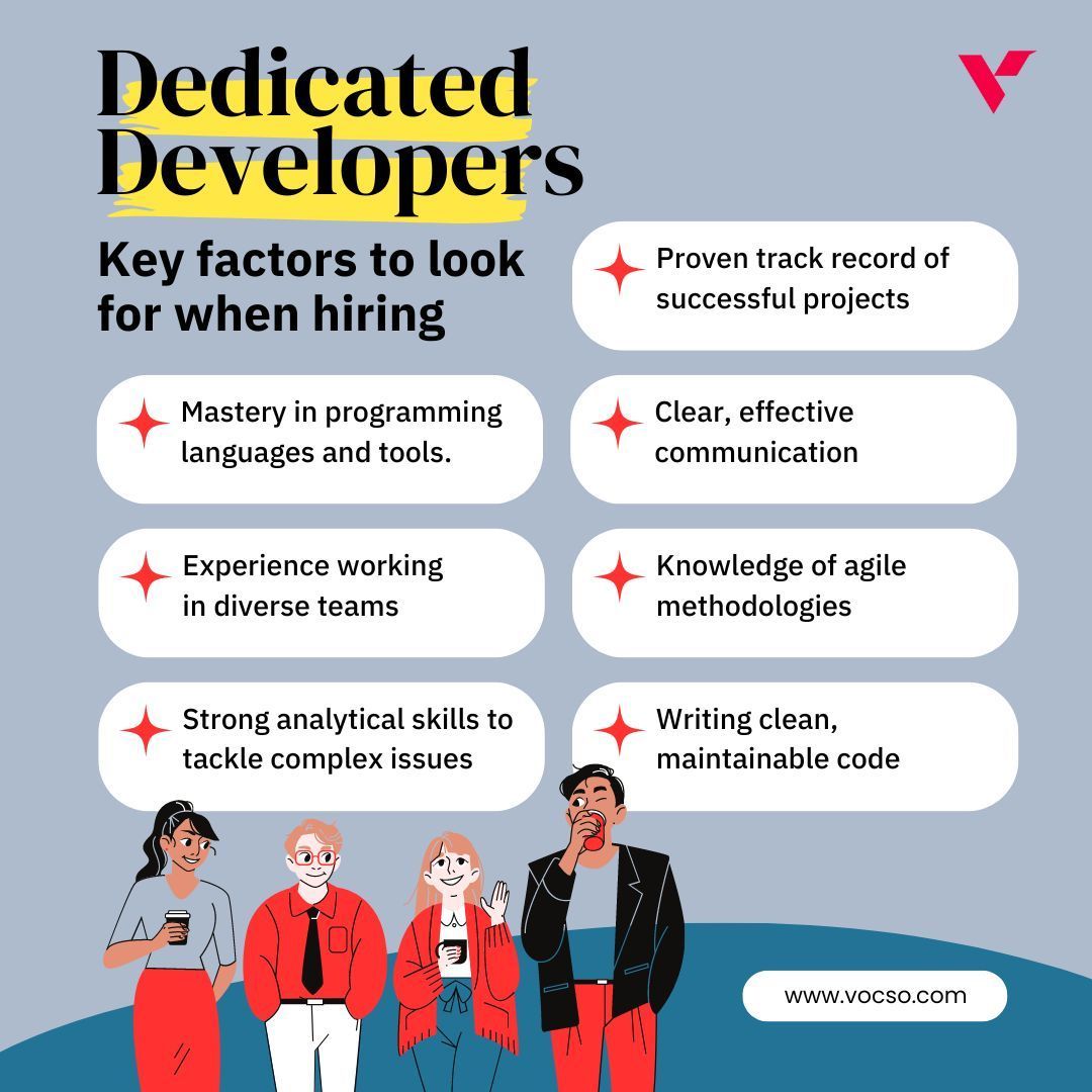 🚀 Hiring Dedicated Team? Look for skills, problem-solving, clear communication, adaptability, team collaboration, project management skills, attention to detail, and a strong portfolio.

Build your dream team with buff.ly/3xRxZEI 

#DedicatedDevelopers #TeamAugmentation