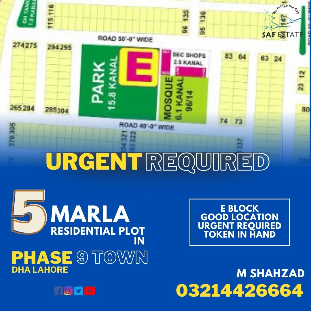 safestate95h's tweet image. #dhalahore #phase9town #EBlock #requiredplot #requiredplots #urgentrequirement #PlotForSale #residentialproperty #5marlaplots #Plotsrequired #buyandsellproperty #follower #safestate #lowbudgetproperty #lowbudgetplots #InvestAndEarn
M Shahzad
03214426664
#everyone