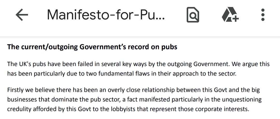 Great to see the <a href="/UKLabour/">The Labour Party</a> <a href="/GOVUK/">GOV.UK</a> giving suitable roles to those with real world experience

But for our sector please heed <a href="/CampaignforPubs/">Campaign for Pubs</a> #ManifestoForPubs

Beware high profile lobbyists who in truth represent #BigBusiness interests

They don't speak for #pubs or #communities