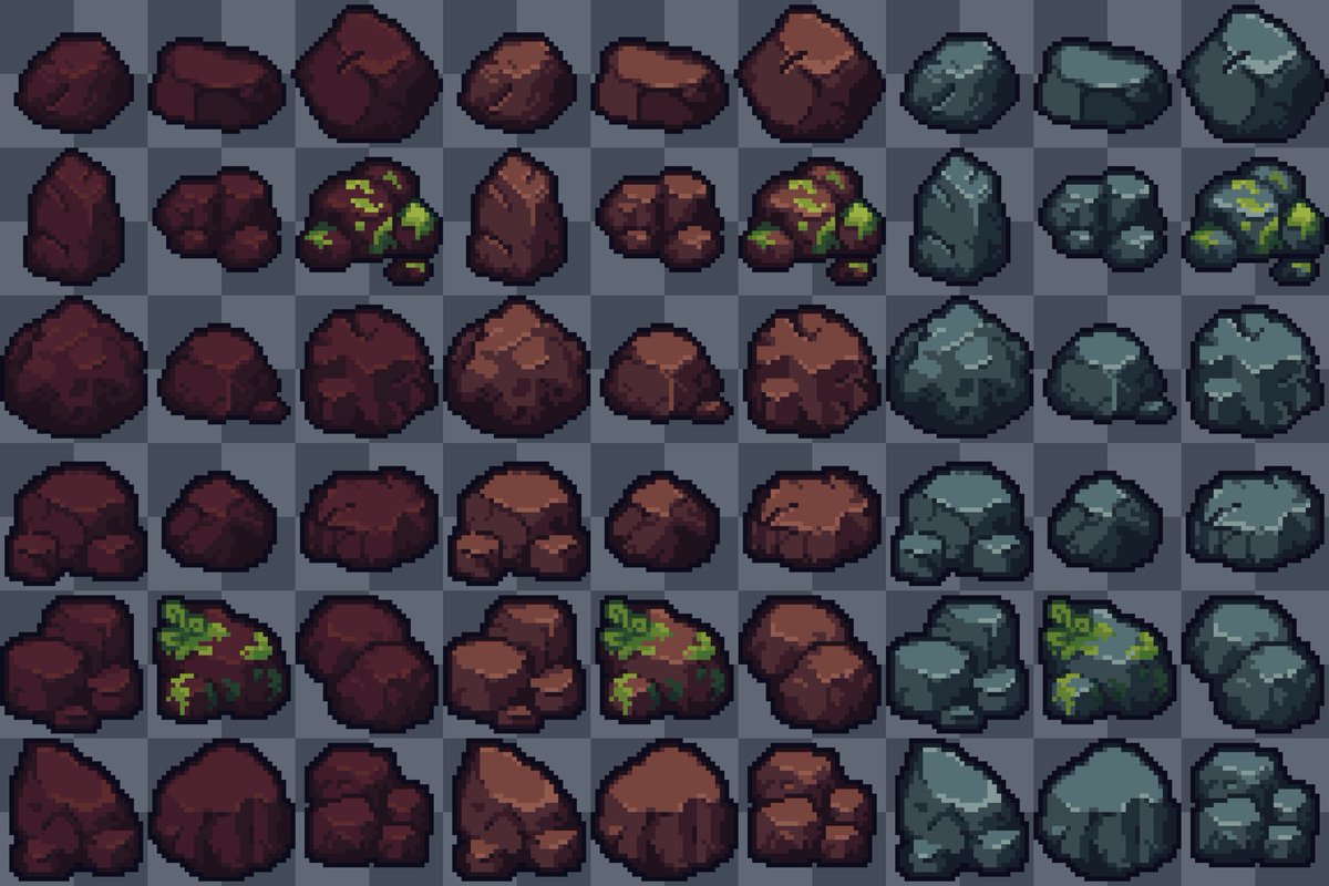 PIXEL ROCKS #pixelart