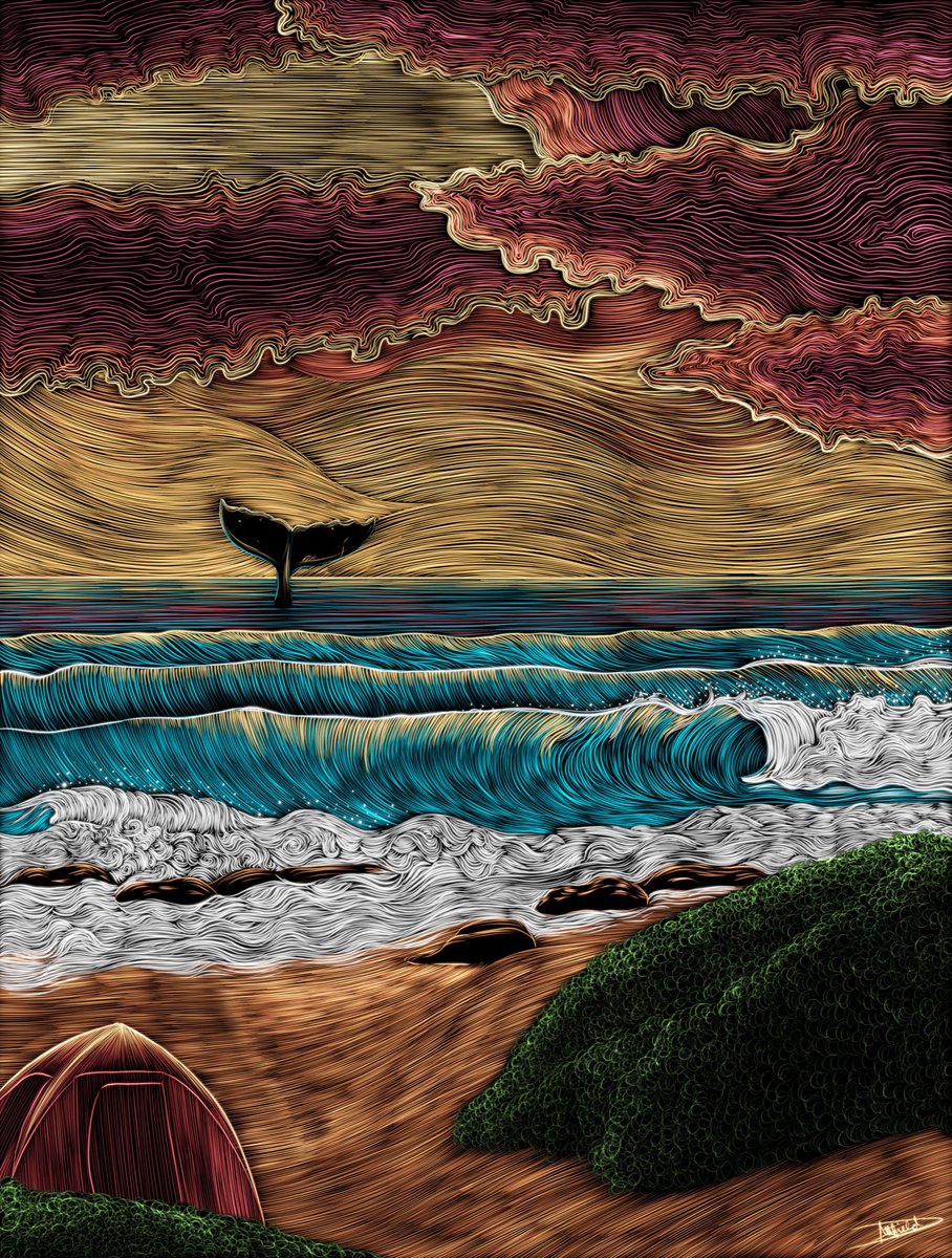 Happy Saturday! ☀️

‘Paradise’
Commissioned for <a href="/creator_cllctn/">"CC"</a>.