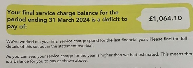 LostInSW19's tweet image. Same. Meanwhile I need to find another £1,064 by the end of the month to pay my L&amp;amp;Q service charge balance. It takes the total to 6k this year. 

[I am a shared owner. I was sold an &apos;affordable&apos; home.]