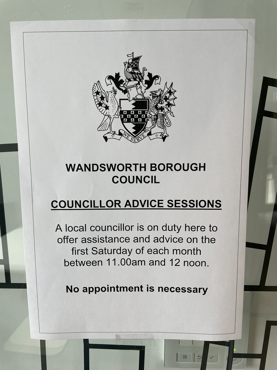 It was great to host my councillor surgery this morning in Wandsworth Town Library. Helping sort out issues impacting residents. 🤝