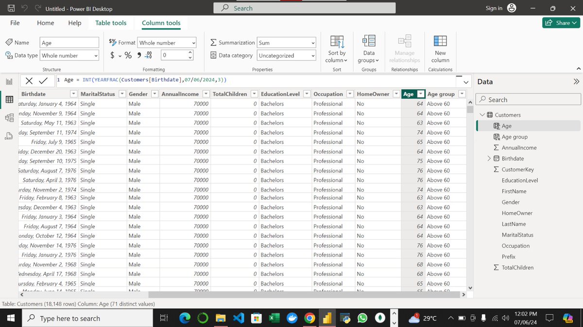 timi_jaykeyz's tweet image. A walk over on Azure Data Studio and a little  DAX on Power BI on a Saturday
#dataanalysis
#dataexpert
#dataprofessional
#datavisualizationexpert
#dataanalyst