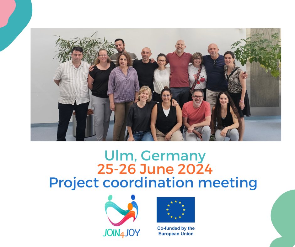 uvic_m3o's tweet photo. 📣 ¡La reunión de coordinación del #Join4Joy ha sido un éxito!
Concluímos una reunión de coordinación de #proyectos 🔝productiva en Ulm 🇩🇪 que destacó el increíble progreso que estamos logrando📈
✅Nuevos entregables clave
✅Elementos de acción
¡Ilusionados por lo que viene! https://t.co/N0IYZOvLqX