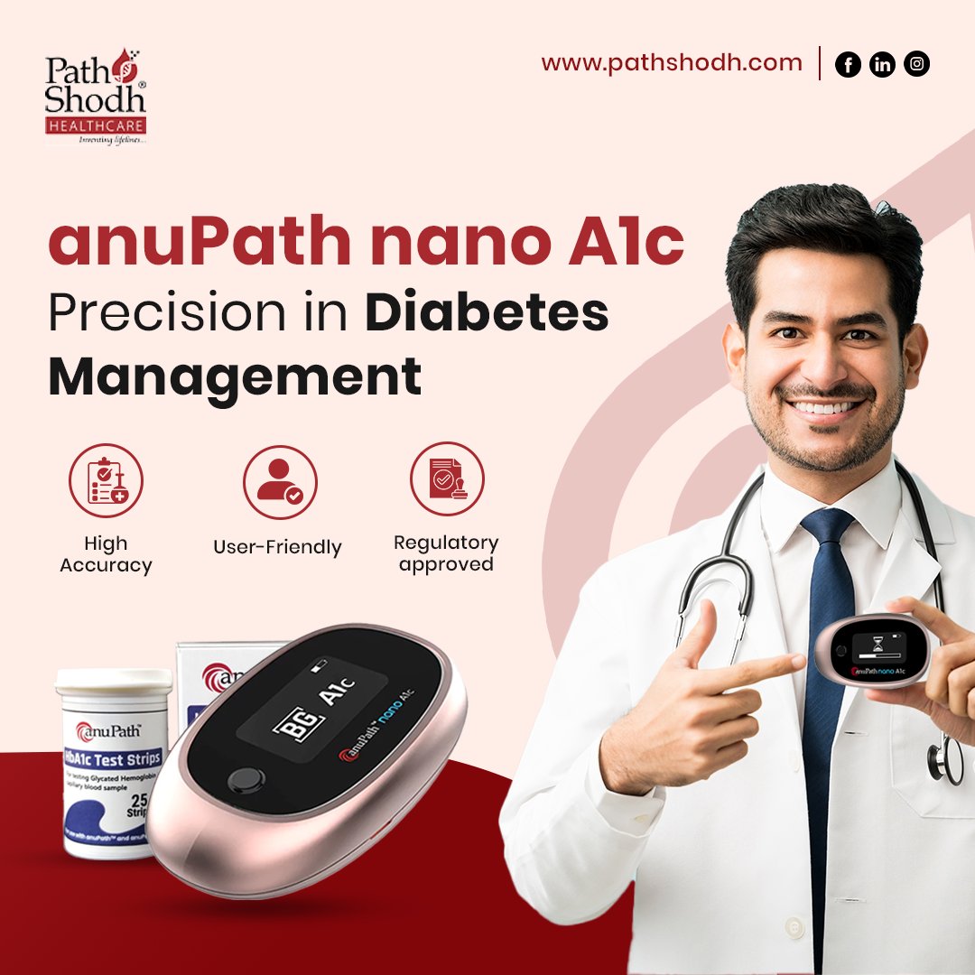 PathShodh (@pathshodh) on Twitter photo Make diabetes management with anuPath nano A1c easy! Discover more at PathShodh and track your health with their healthcare range like anupath, anupath nano and anupath nano A1c!
<a href="/Vinay_IISc/">Dr Vinay Kumar Chauhan</a>
#DiabetesManagement #HbA1c #HealthcareInnovation #MadeInIndia Make diabetes management with anuPath nano A1c easy! Discover more at PathShodh and track your health with their healthcare range like anupath, anupath nano and anupath nano A1c!
<a href="/Vinay_IISc/">Dr Vinay Kumar Chauhan</a>
#DiabetesManagement #HbA1c #HealthcareInnovation #MadeInIndia