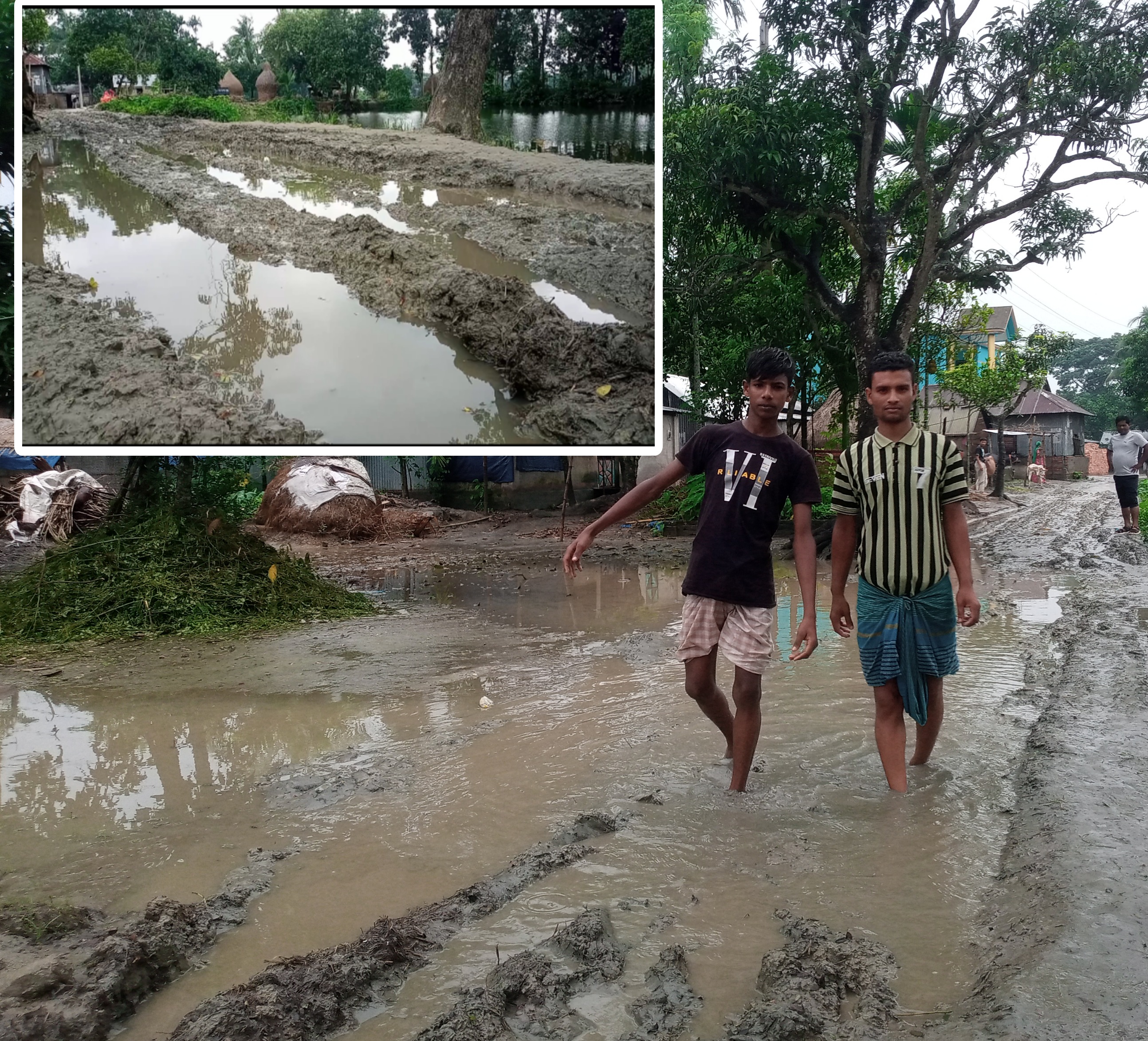 ১০০ বছরেও ভাগ্য বদলায়নি কাঁচা রাস্তার