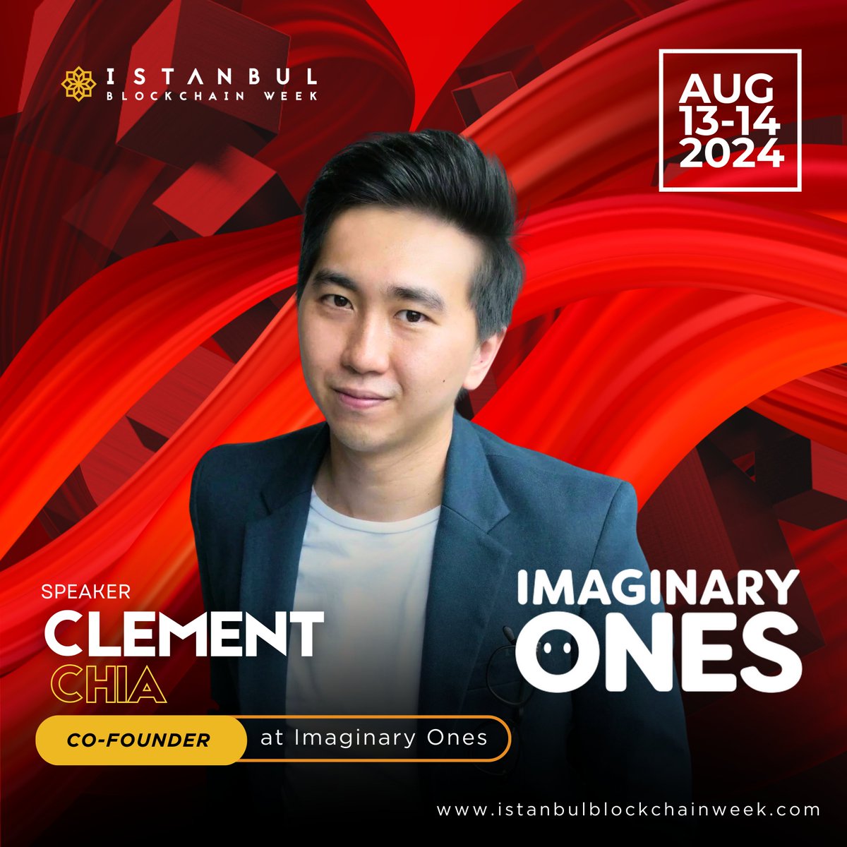 cmttat's tweet photo. Will be speaking at Istanbul Blockchain Week 2024! 

Sharing on the @Imaginary_Ones journey and talking about the future of blockchain and innovation on 13-14 August.

If anybody is interested, here's the promo for 40% off your tickets : CLEMENTCHIA 

https://t.co/FCAXUHDjJp

LFB!

#IBW2024 #Blockchain #Crypto