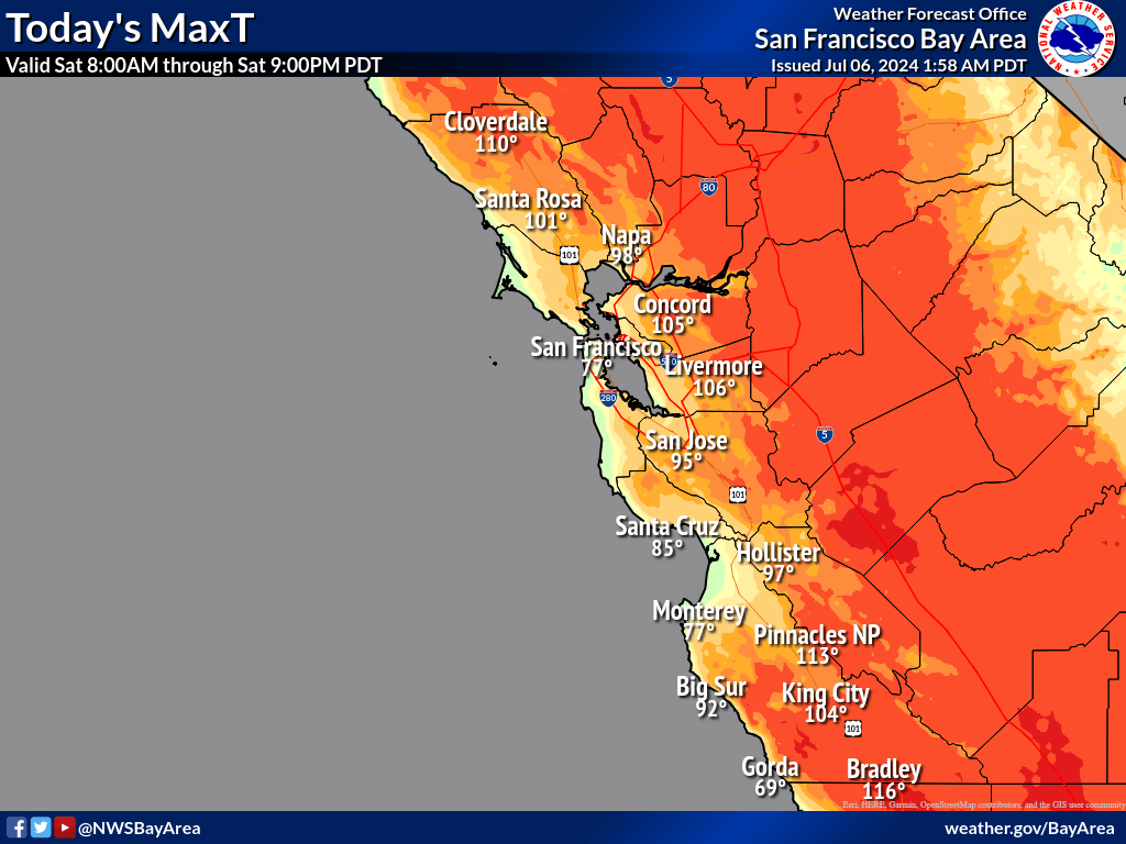 NWS Bay Area 🌉 tweet media