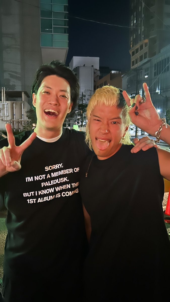 昨日は一緒にロックしたそっちゃん🤘🏻 世直し仲間！！