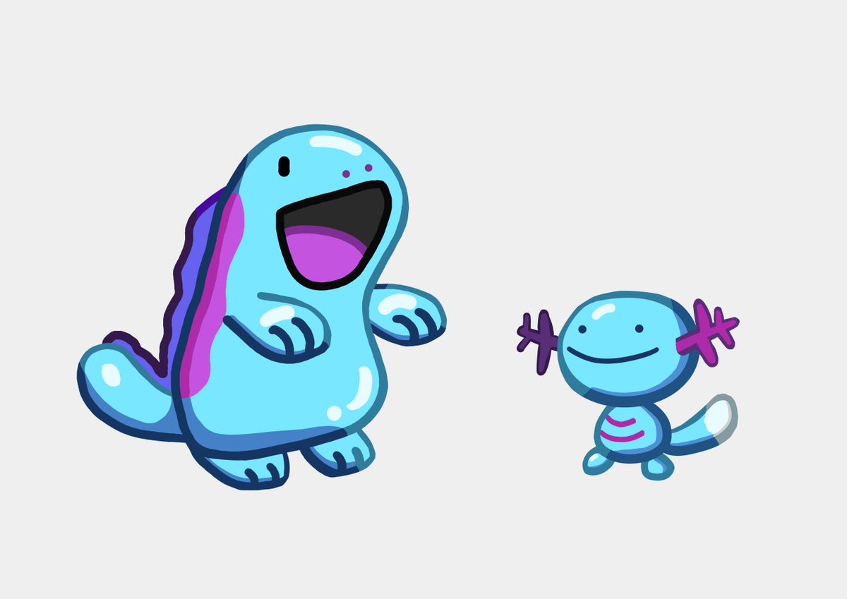 QuagsirePosts's tweet image. HELP I MET A ROUND WOOPER
