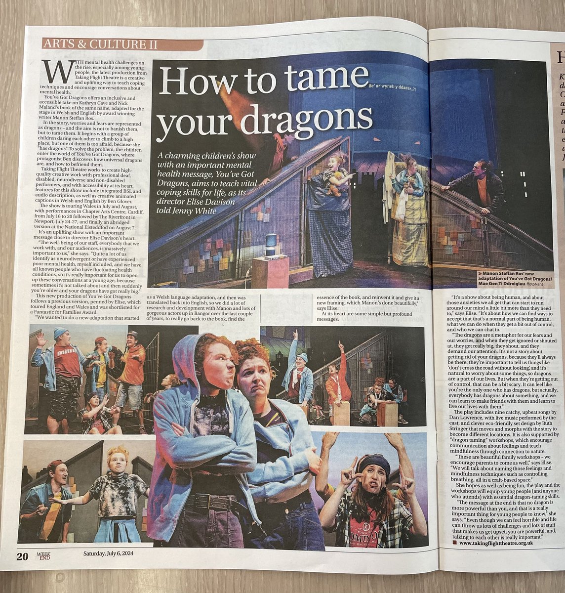 Taking Flight (@takingflightco) on Twitter photo Thanks so much to @jen_l_white for this lovely interview with <a href="/EliseDavison/">Elise Davison she/her sign name ‘ideas’</a> about our current tour of <a href="/ManonSteffanRos/">Manon Steffan Ros</a>’s new adaptation of You’ve Got #Dragons /Mae Gen Ti #Ddreigiau Thanks so much to @jen_l_white for this lovely interview with <a href="/EliseDavison/">Elise Davison she/her sign name ‘ideas’</a> about our current tour of <a href="/ManonSteffanRos/">Manon Steffan Ros</a>’s new adaptation of You’ve Got #Dragons /Mae Gen Ti #Ddreigiau