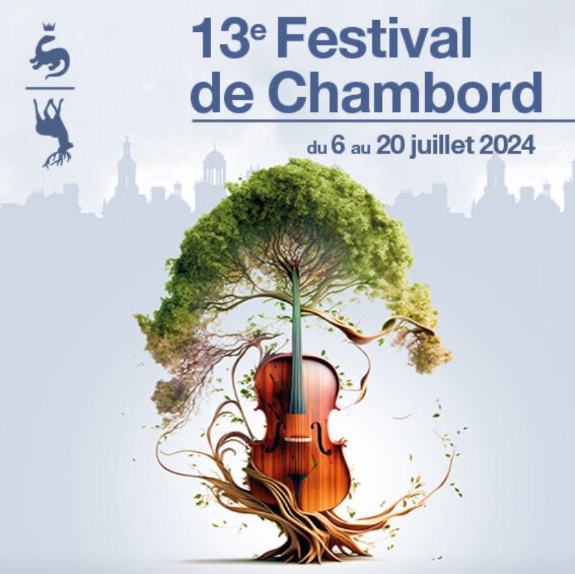 🎻Festival de Chambord✨ 
Au programme ? Un voyage unique dans l’Histoire de la musique. 13 concerts, du soliste à l’orchestre symphonique, vous embarqueront pour une expérience musicale exceptionnelle dans un cadre enchanteur. 
🎟 Réservez votre place sur chambord.org/fr/13e-festiva…