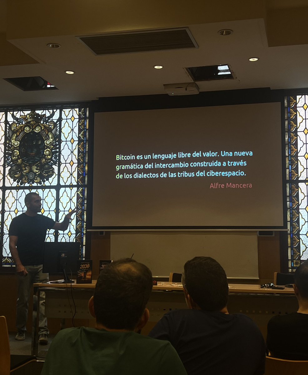 Rebekah Yu (@yuxingyun11) on Twitter photo Great talk yesterday hosted by <a href="/bitalkssummit/">Bitcoin Bilbao Talks</a>! I'm very happy to see talented educators like <a href="/alexherranz89/">Alexander Herranz</a>, <a href="/albibeno/">ⓘ Alfre</a>, and <a href="/ur_Entropy/">Entropy</a> building a community that discusses technology with lots of fun. Great talk yesterday hosted by <a href="/bitalkssummit/">Bitcoin Bilbao Talks</a>! I'm very happy to see talented educators like <a href="/alexherranz89/">Alexander Herranz</a>, <a href="/albibeno/">ⓘ Alfre</a>, and <a href="/ur_Entropy/">Entropy</a> building a community that discusses technology with lots of fun.
