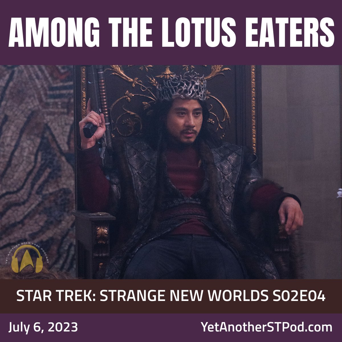 YetAnotherSTPod's tweet image. #OnThisDay, July 6, 2023...

The crew of The Enterprise returns to Rigel VII, and ends up with memory loss. 

We fly the ship in our review of "Among the Lotus Eaters"! bit.ly/yastp-snw-s02e…

#StarTrek #StrangeNewWorlds