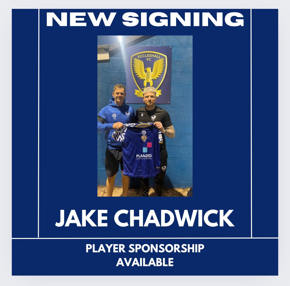 Eccleshall FC tweet media