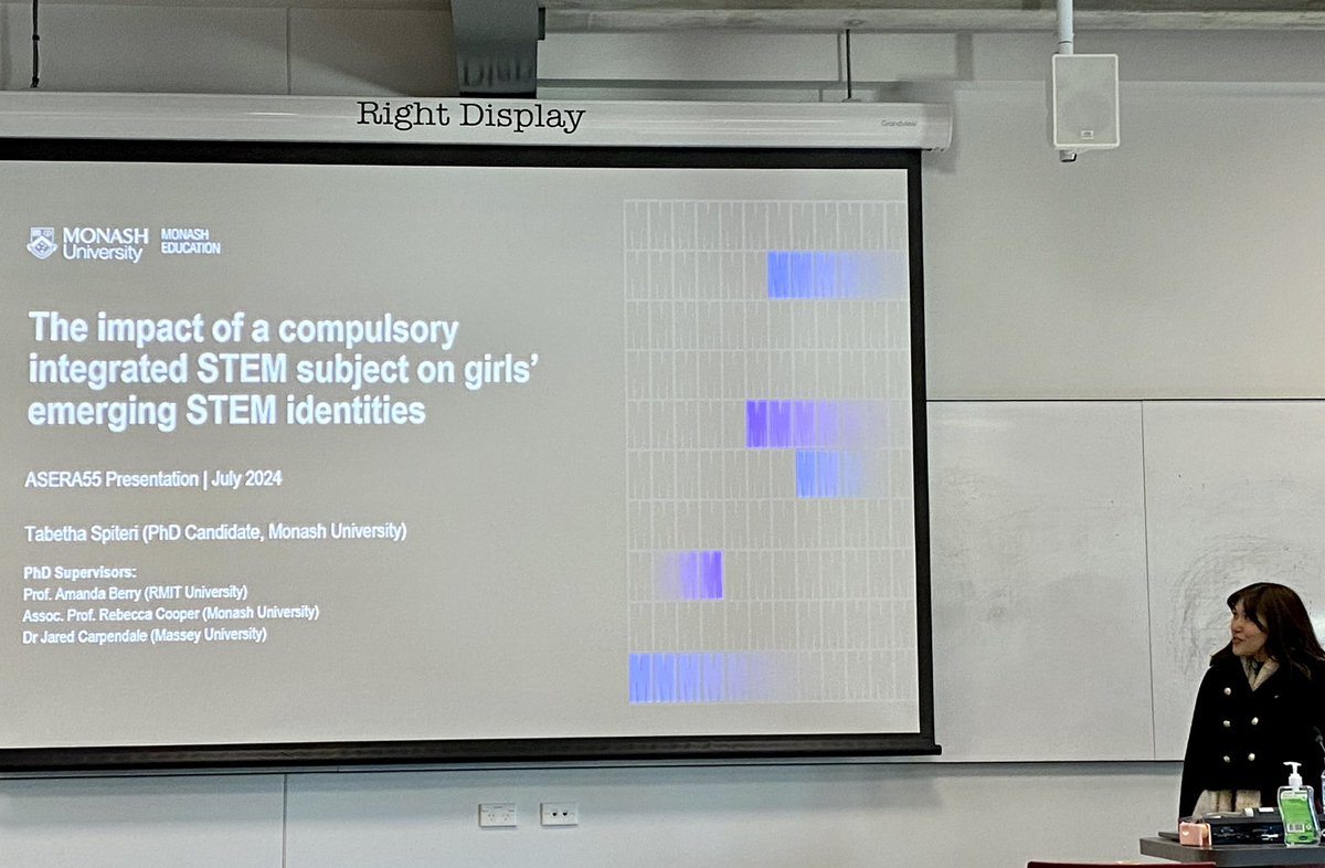 Tabetha Spiteri (@tabethaspiteri) on Twitter photo Nice to have presented at #ASERA55, <a href="/MasseyUni/">Massey University</a>’s Auckland Campus (Albany 🇳🇿) 😎
Title: The impact of a compulsory integrated #STEM subject on girls’ emerging #STEM #identities
🙏 to those who came along to the session - such great discussions about #STEMeducation #research 🤔 Nice to have presented at #ASERA55, <a href="/MasseyUni/">Massey University</a>’s Auckland Campus (Albany 🇳🇿) 😎
Title: The impact of a compulsory integrated #STEM subject on girls’ emerging #STEM #identities
🙏 to those who came along to the session - such great discussions about #STEMeducation #research 🤔