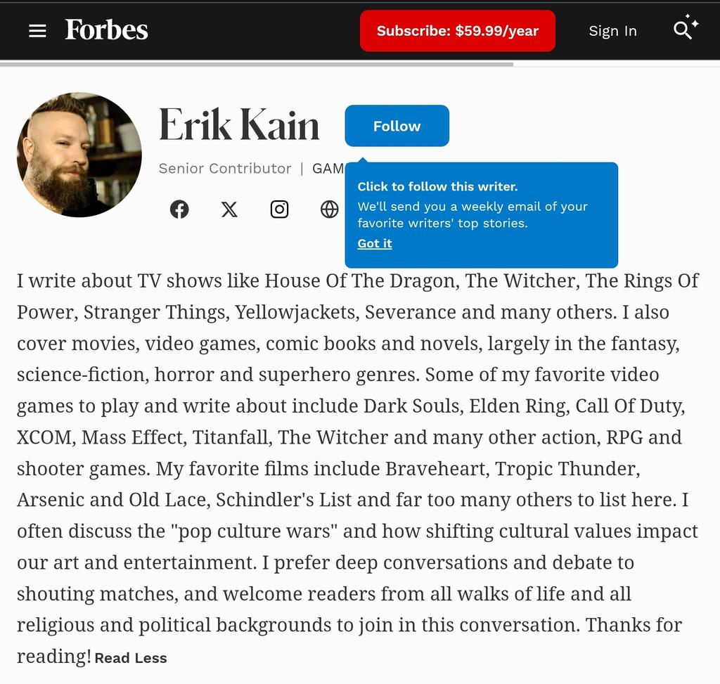 carawr1's tweet photo. @erikkain @Forbes I've just read some of your articles. The best part of this was "Read Less." Also, update ya Forbes profile picture as to not deceive others 🤭 The world isn't the same as it was when you were 20-30 yrs old. Bruce Lee says to "Be like water. "... adapt 😊 https://t.co/973lC7Lanz