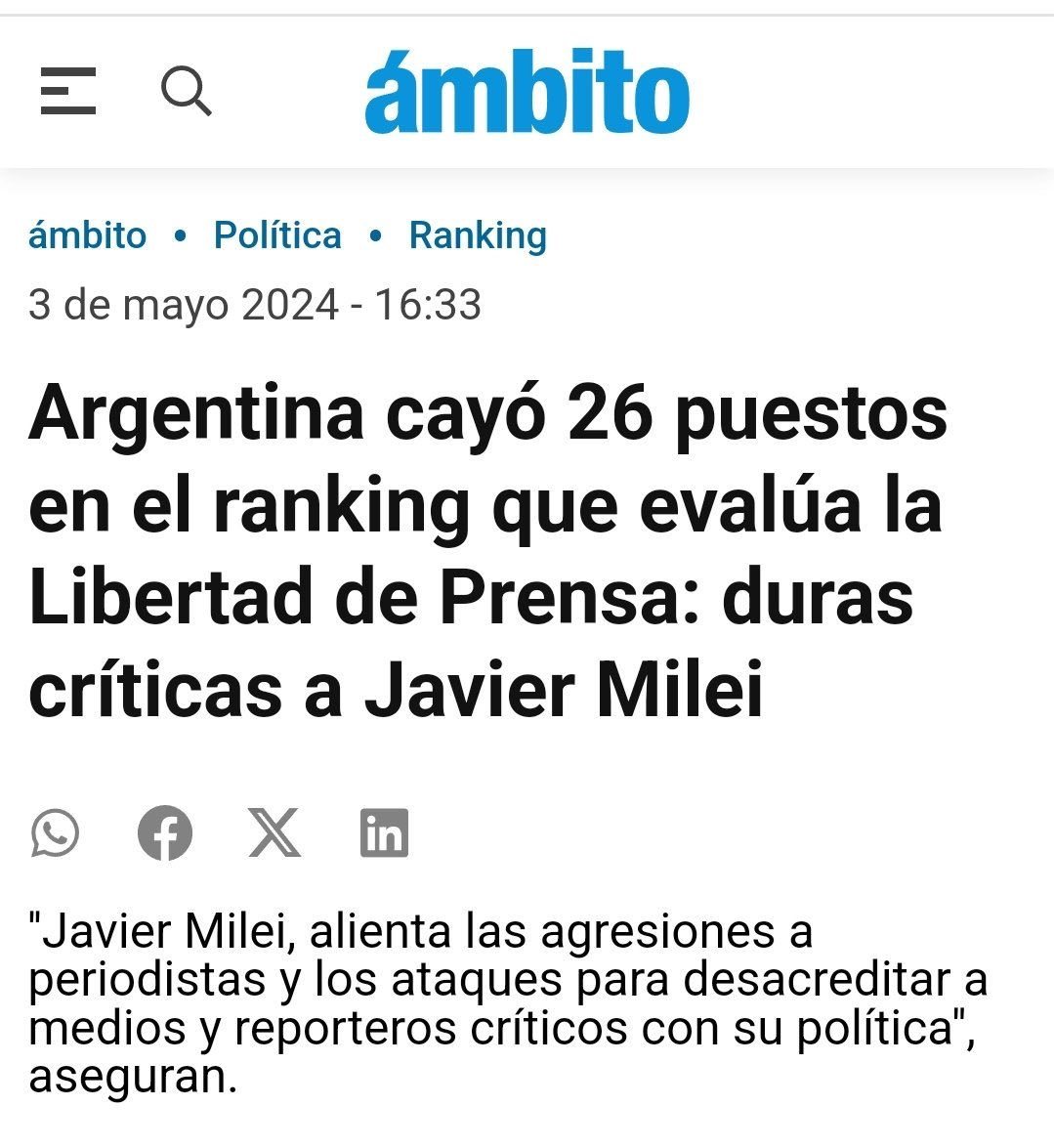 ¡Viva la libertad, carajo!