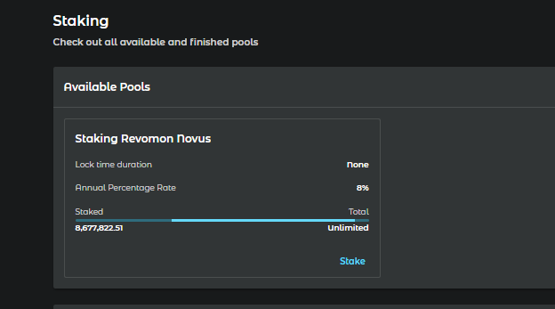 RevomonVR's tweet photo. Compound your holding with the staking feature:
✦ https://t.co/B4ArFUnzkh
✦ Min 1000 $REVO
✦ No lock / No penalties at withdraw
✦ 8% APR
✦ Audited https://t.co/1N2RXJWO4P