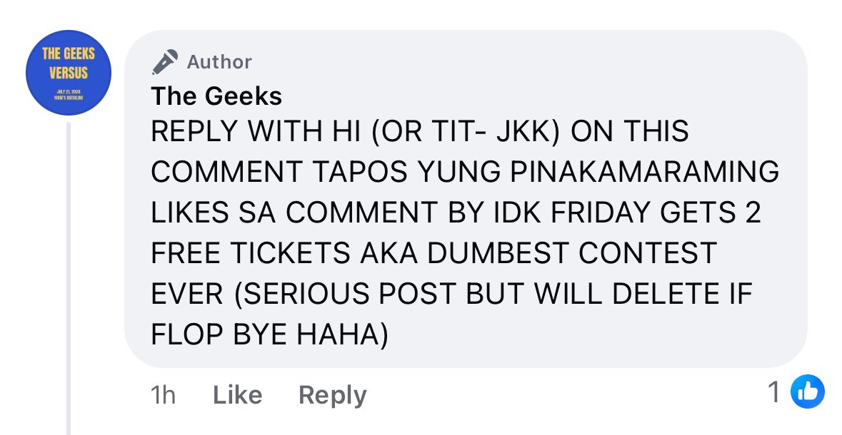 the geeks tweet media