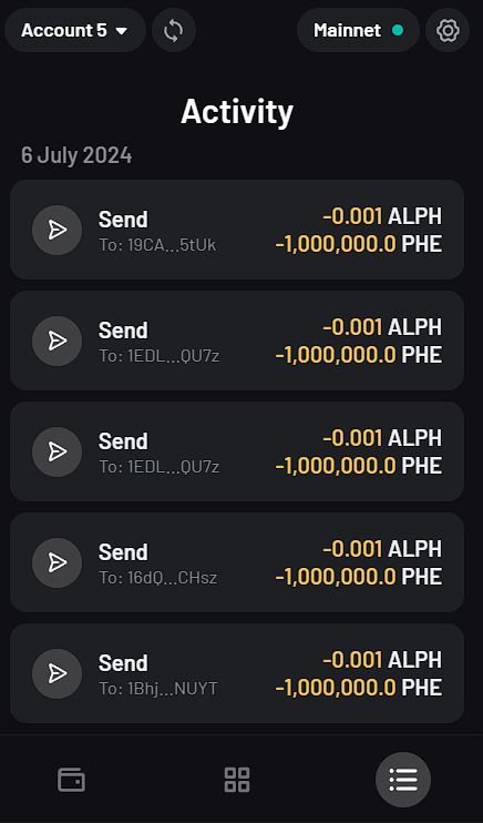 PhepheOfficial's tweet photo. Gm Family 
Distribution done ! 

More than 60 people received $PHEPHE.

This is just the beginning, we will move to the next level very soon 😌👀

#Alph #Alephium #PHEPHE https://t.co/enExGaZ7Qw