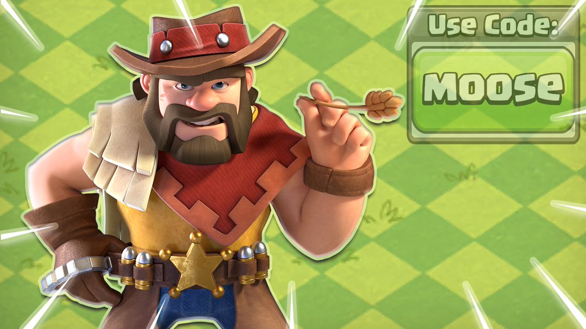 Clash of Clans 'Wild West King Skin' GIVEAWAY! 
I'll send you a code which you can redeem in-game, 1 x Winner! #GiftedBySupercell ❤️ 

To enter the GIVEAWAY: 
❤️ Retweet this post and follow me!        

I will DM the winner on 09/07/2024, if no reply within 48 hours, I'll pick a