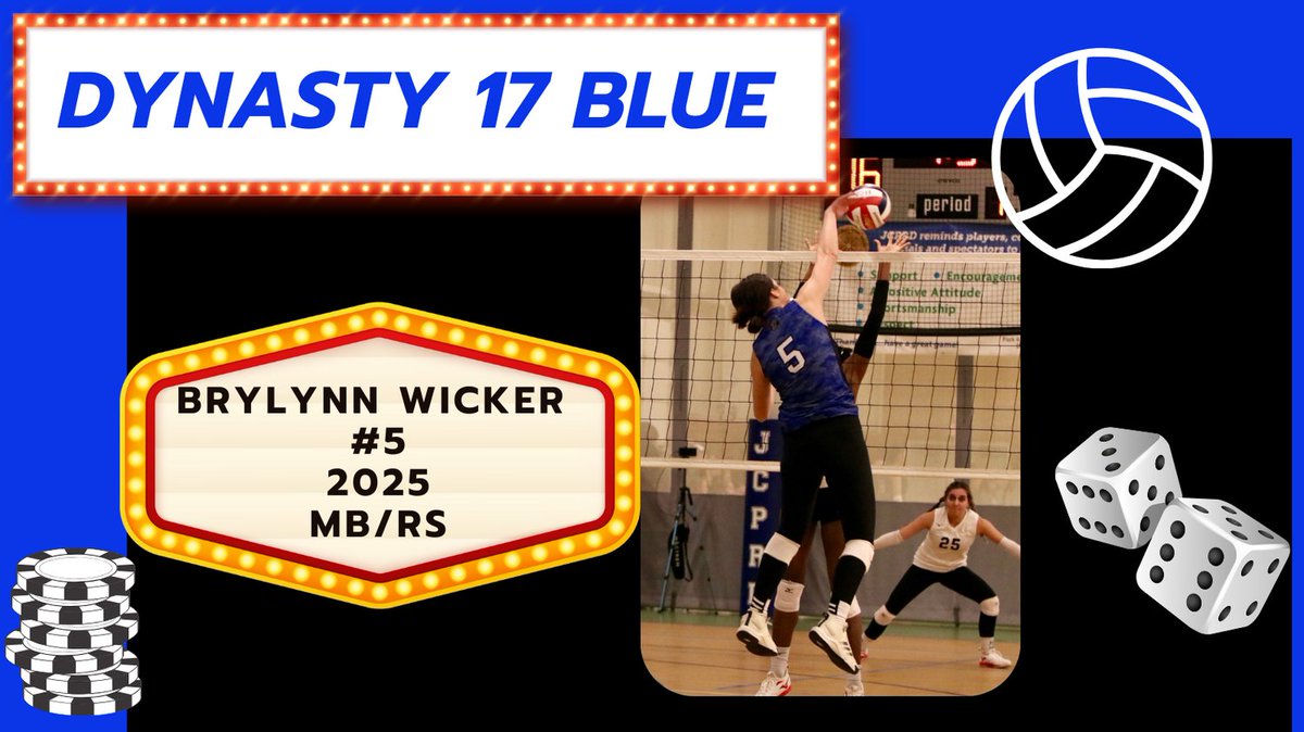 Brylynn Wicker (@wickerbrylynn) on Twitter photo We are playing in the silver bracket today. Ready to finish strong!
Court 50 8am!
<a href="/RecruitDynasty/">DynastyVBRecruiting</a> @Dynastyvbc We are playing in the silver bracket today. Ready to finish strong!
Court 50 8am!
<a href="/RecruitDynasty/">DynastyVBRecruiting</a> @Dynastyvbc