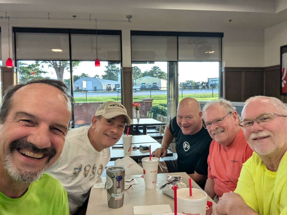 F3Deadstick's tweet image. 2 PAX @F3Boneyard for a walkabout this morning. Joined by 5 others for 2nd F at Chick-fil-A. #f3counts @F3LexSC @BozardJohn @troyafite @myjobandlovinit #Bionic #GreaseMonkey #Cheddar
