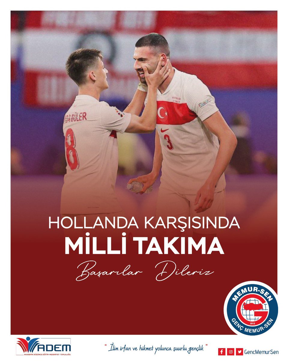 Haydi #BizimÇocuklar 
Vurduğunuz gol olsun🇹🇷
