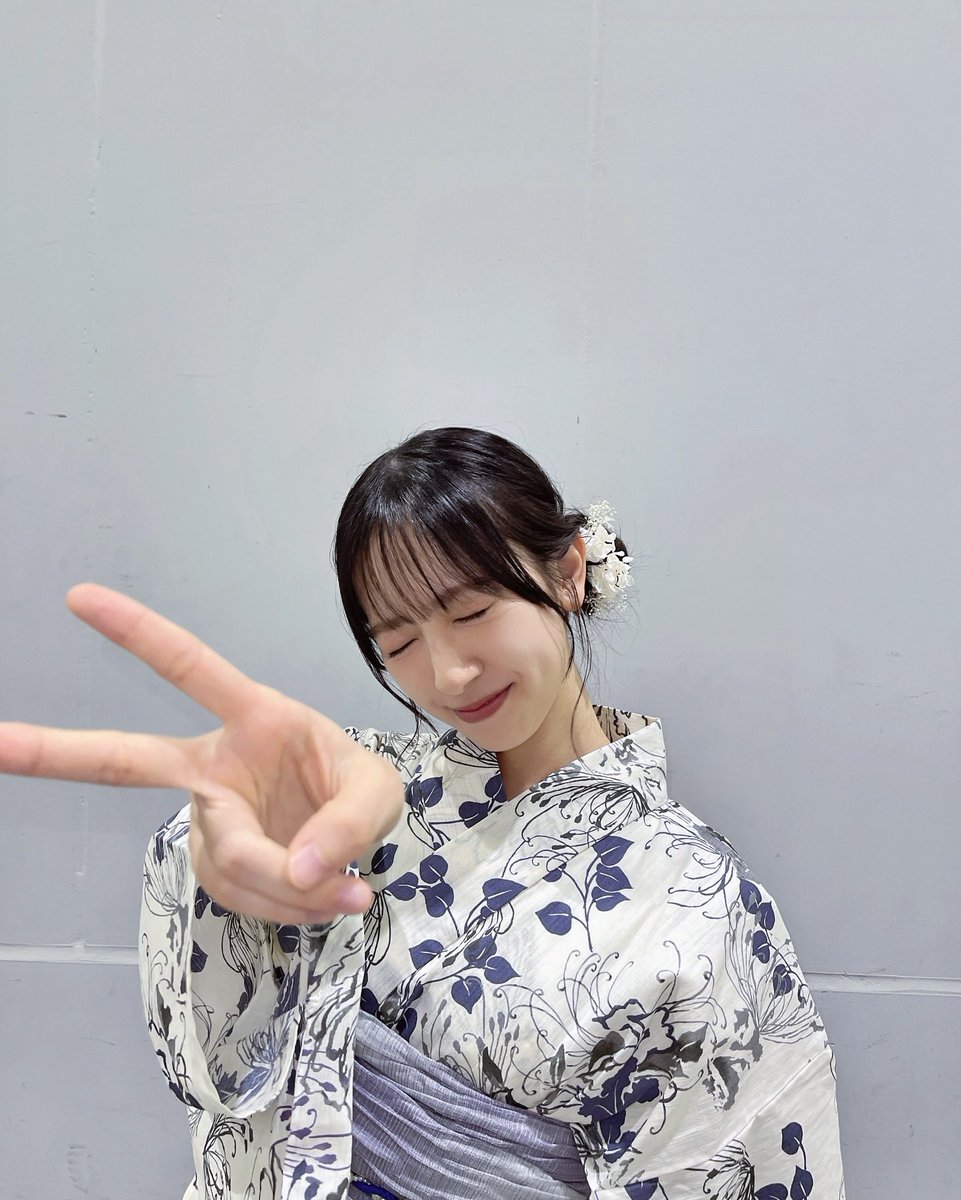 誇張なしで言うけどアイドル界で一番浴衣が似合う #mikugram #金村美玖
