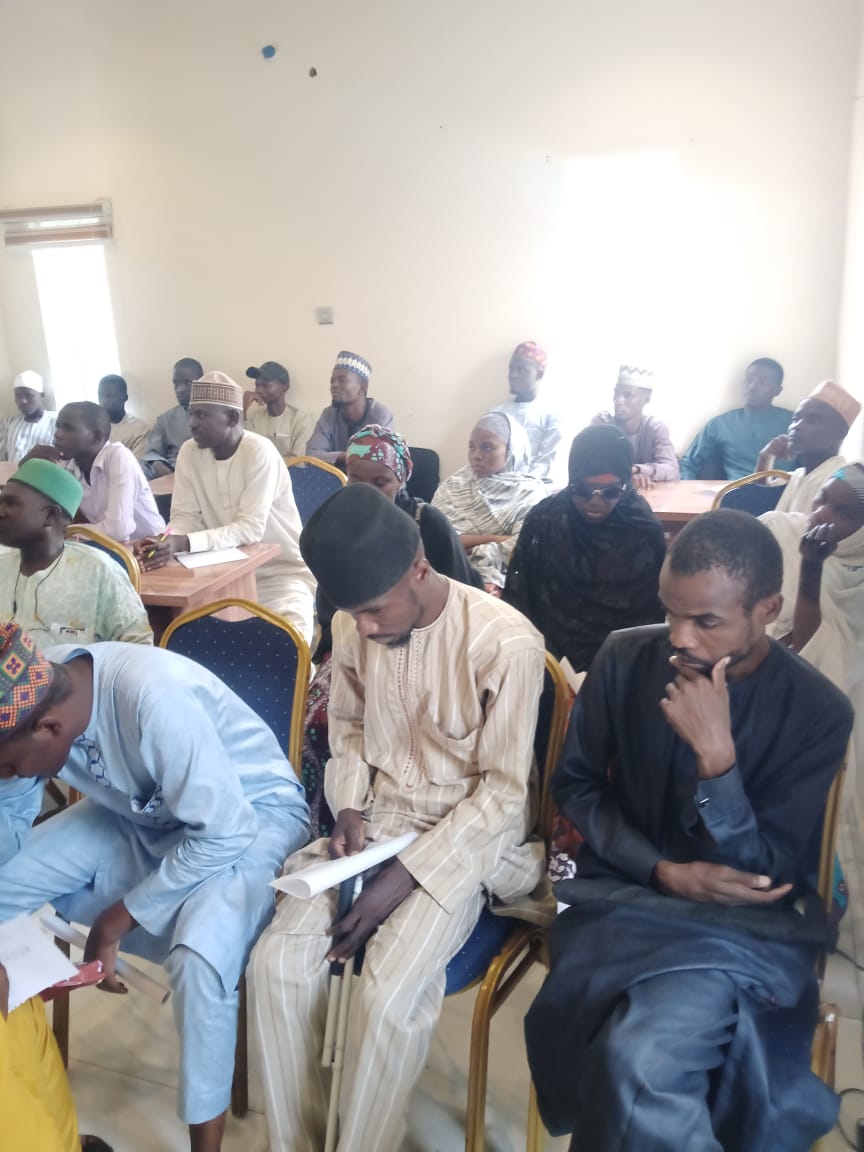 buharingwaggo's tweet image. Mr. Hamza Fagge, @ICTAdvocates PWDs Coordinator, outlines the objectives of a one-day workshop on work ethics for newly employed individuals with disabilities by the Kano State government organized by @ICTAdvocates. @APC_News @macfound @YZYau @KanoChronicle