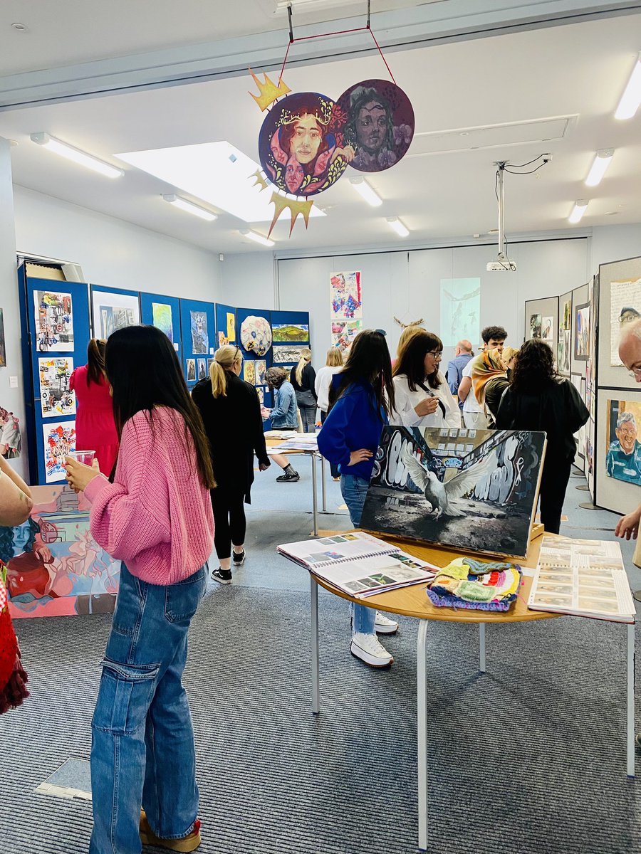 We had a fabulous exhibition night on Thursday. Thank you to everyone who came and joined us in celebrating the achievements of our amazing A Level artists #maximisingpotential <a href="/CaerleonComp/">Caerleon Comp</a>