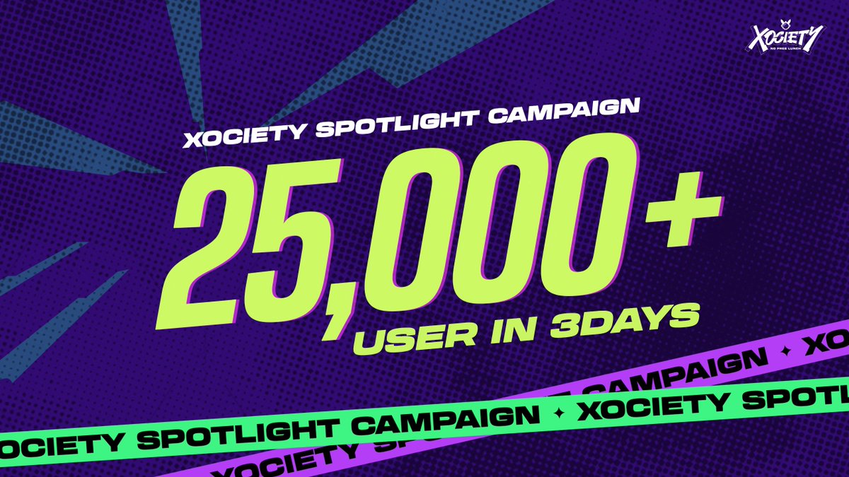 3 Days | 25,000 Gamers 🎮

XOCIETY Spotlight Campaign is where the action's at - with the sweet 4M NTx prize pool.

Lock. Load. Roll 🔫
quests.xociety.io/loyalty