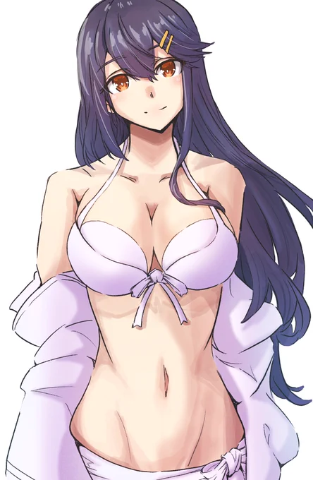 許されて欲しいビキニ榛名#艦これ版深夜の真剣お絵描き60分一本勝負 #艦これ版真剣お絵描き60分一本勝負_20240706 
