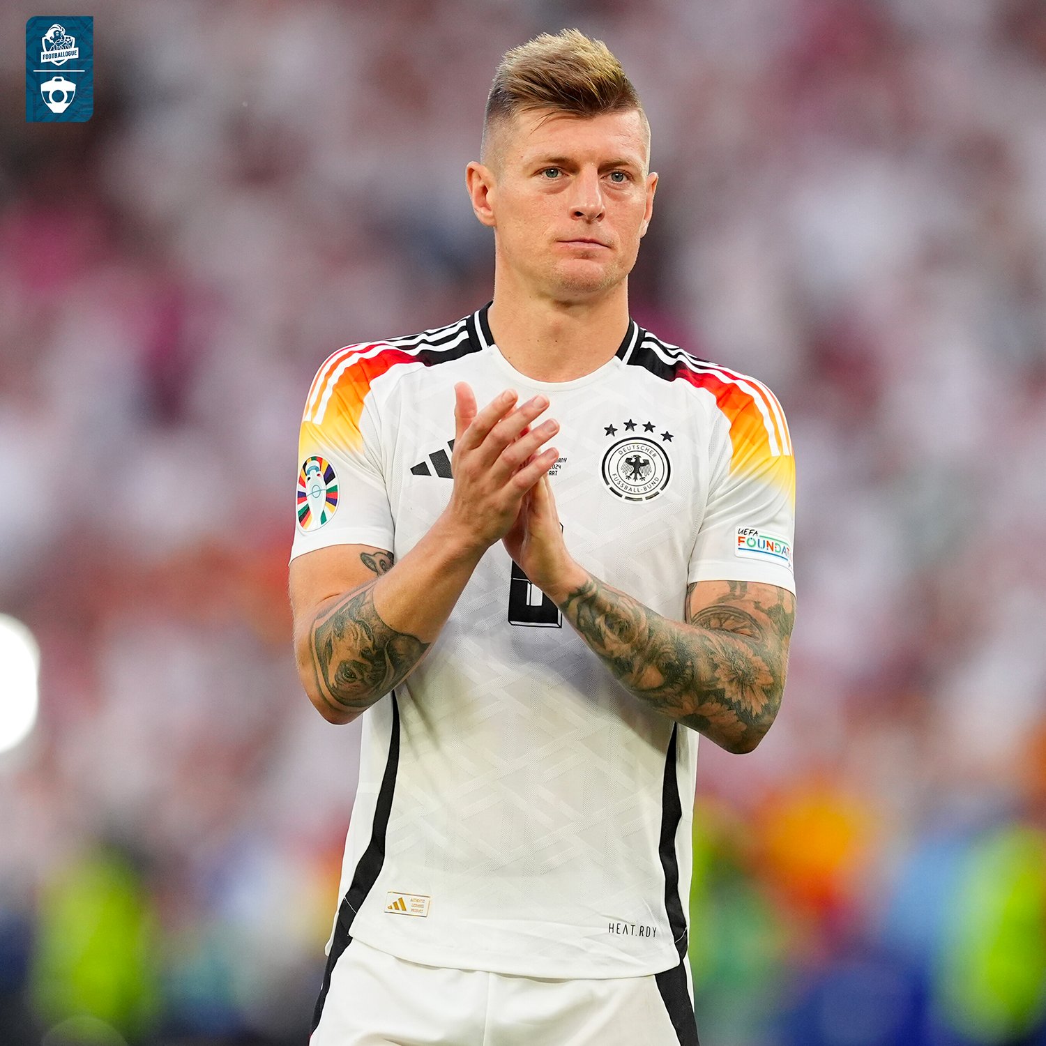 EURO2024　トニ・クロース UEFA EURO2024現地撮】トニ・クロース現役最後の試合は｢カード16