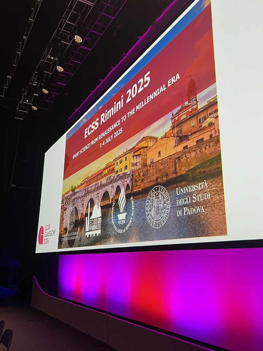 All good things come to an end!

It’s been a fantastic week at <a href="/E_C_S_S/">ECSS</a> 
in Glasgow 🏴󠁧󠁢󠁳󠁣󠁴󠁿

See you next year for ECSS Rimini 2025:  “Sport science from renaissance to the millennial era” 🇮🇹

#isek2024 #sportsciences