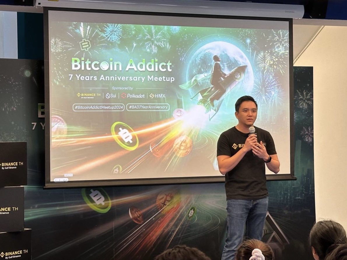Binance_TH_'s tweet photo. Binance TH x #BitcoinAddictMeetup2024 🚀 https://t.co/XBnaCH1k41