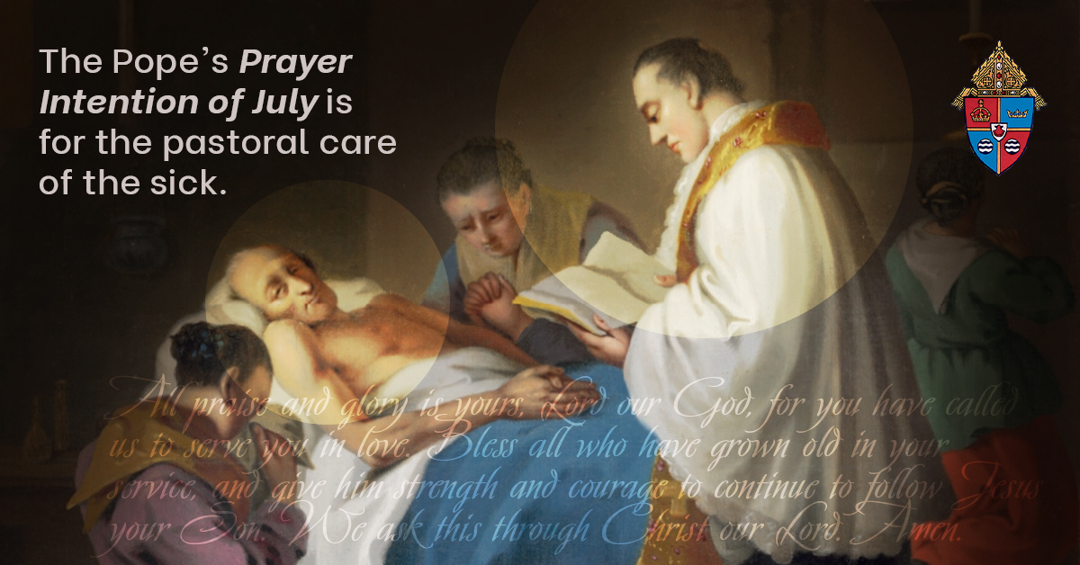 BrooklynDiocese's tweet photo. Join the #DioceseOfBrooklyn and the world in praying for Pope Francis's monthly #PrayerIntention. This month, @pontifex prayer intention is for pastoral care of the sick.

Follow the link for more: https://t.co/R7Rl62lJVS

#PrayForMigrants #PrayForPeace https://t.co/YRO2IVS5wp