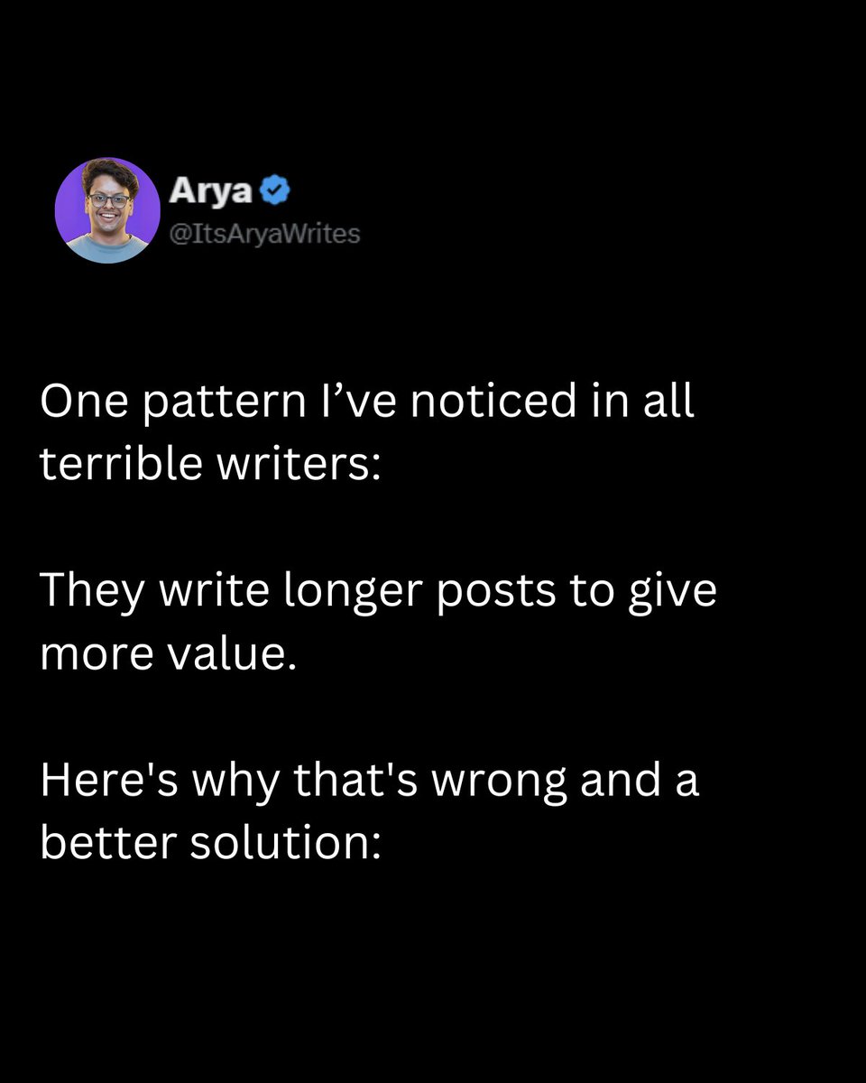 Most writing gurus say, “Write longer content to give value.” 

But this advice is totally misleading!