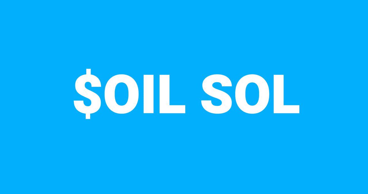 $OIL | SOLMEMECOIN tweet media