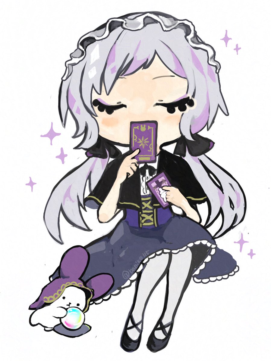 占い師さん🔮🐰#オリジナル　#絵柄が好きっていう人と繋がりたい