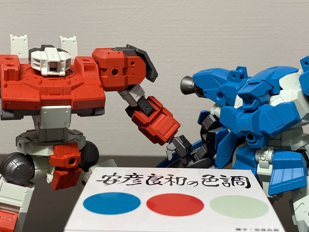 haganearms's tweet photo. 安彦良和の調色カラーを使いたくて勢いで作った30MM https://t.co/pPrk8h1r5Z