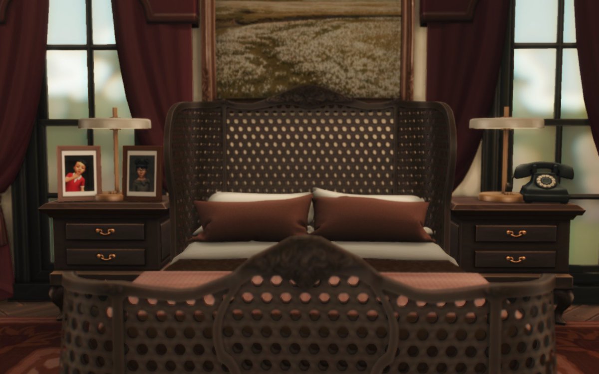 _autumnmatic's tweet photo. Cozy and Gloomy 
#sims4 
#gothhouse https://t.co/kx7Ot1QToI