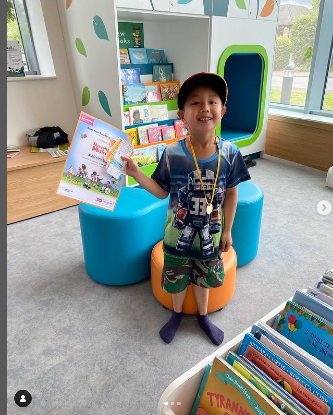 The #SummerReadingChallenge  #MarvellousMakers has begun today across #Staffordshire Libraries
Children have been signing up for the challenge in droves &amp; heading home with piles of books!
 It’s FREE to take part so why not head down to your library and sign the kids up?!