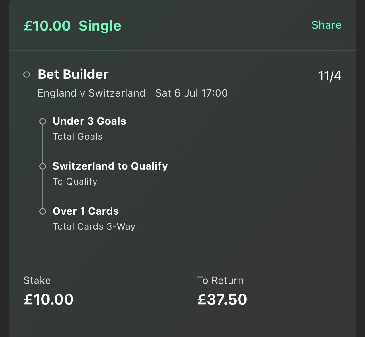 ForNfltips's tweet photo. Free ยฃ10 bet credits with #bet365 if u place a ยฃ10 betbuilder on #ENGvsSWI at #EURo2024 here is our 11/4 shot, hit โค๏ธ if ur on https://t.co/hVXNzIldNn