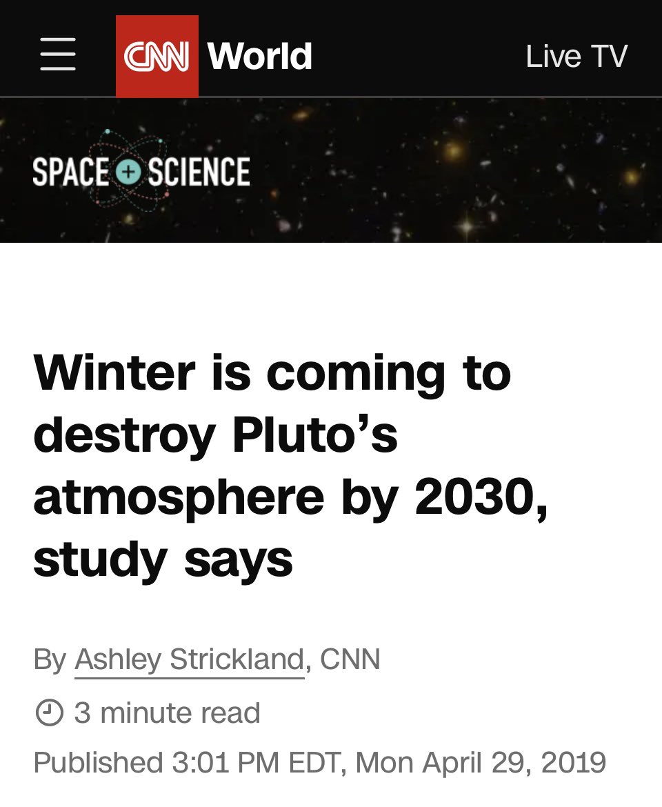DaCorti's tweet image. “Secondo uno studio, l’inverno sta arrivando per distruggere l’atmosfera di #Plutone entro il 2030”.

Ed è tutta colpa tua! 🫵🏼
Tu che mangi #carne e permetti alle #mucche di scorreggiare 🫵🏼
Tu che guidi un #diesel 🫵🏼
Tu responsabile del #CambiamentoClimatico 🫵🏼

How dare you?! 🤡